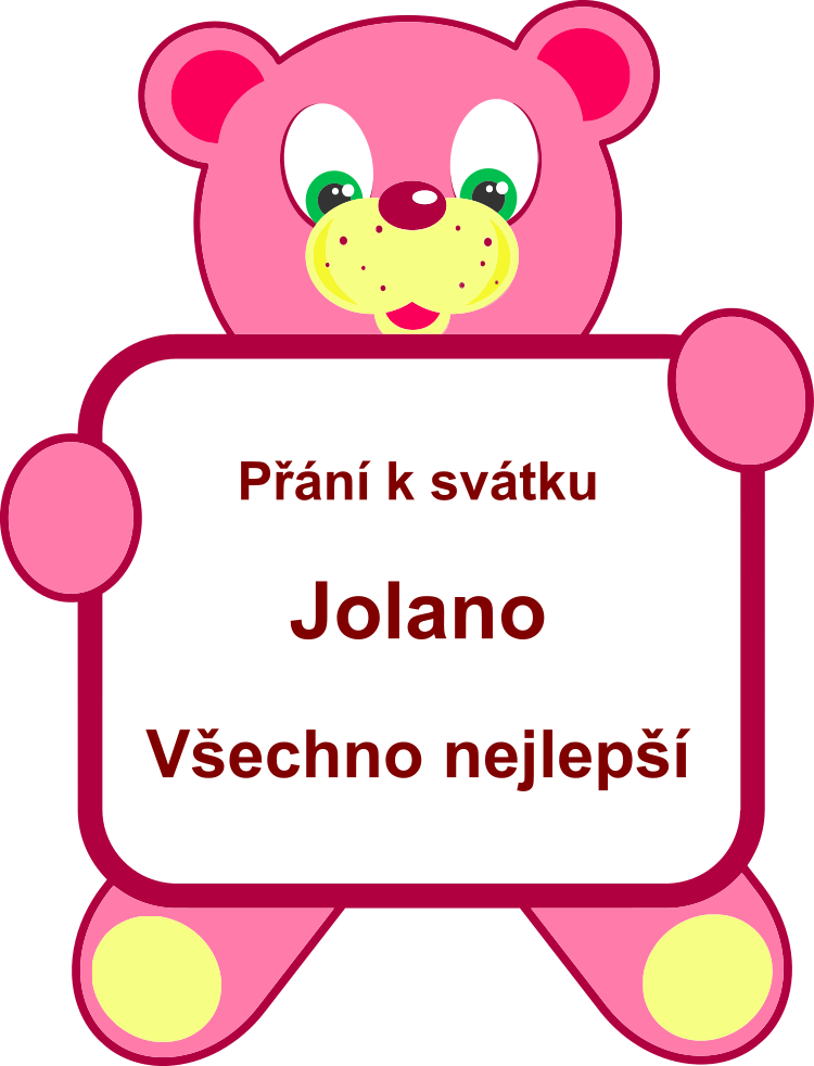 P��n� k sv�tku Jolana, p��n��ko k jmenin�m podle jmen, gratulace, texty, obr�zky