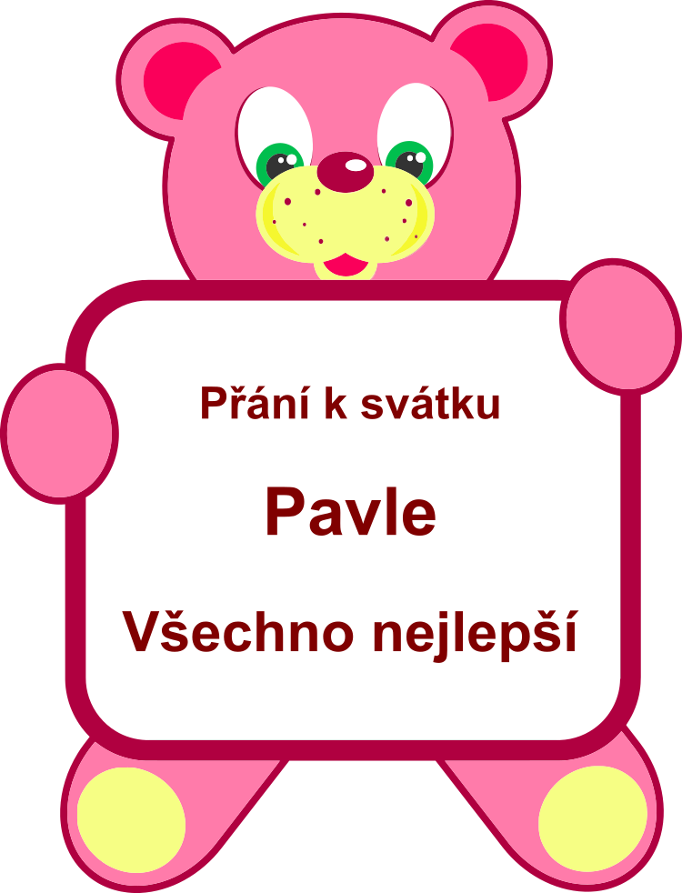 P��n� k sv�tku Pavel, gratulace k jmenin�m podle jmen, p��n��ko, texty, obr�zky