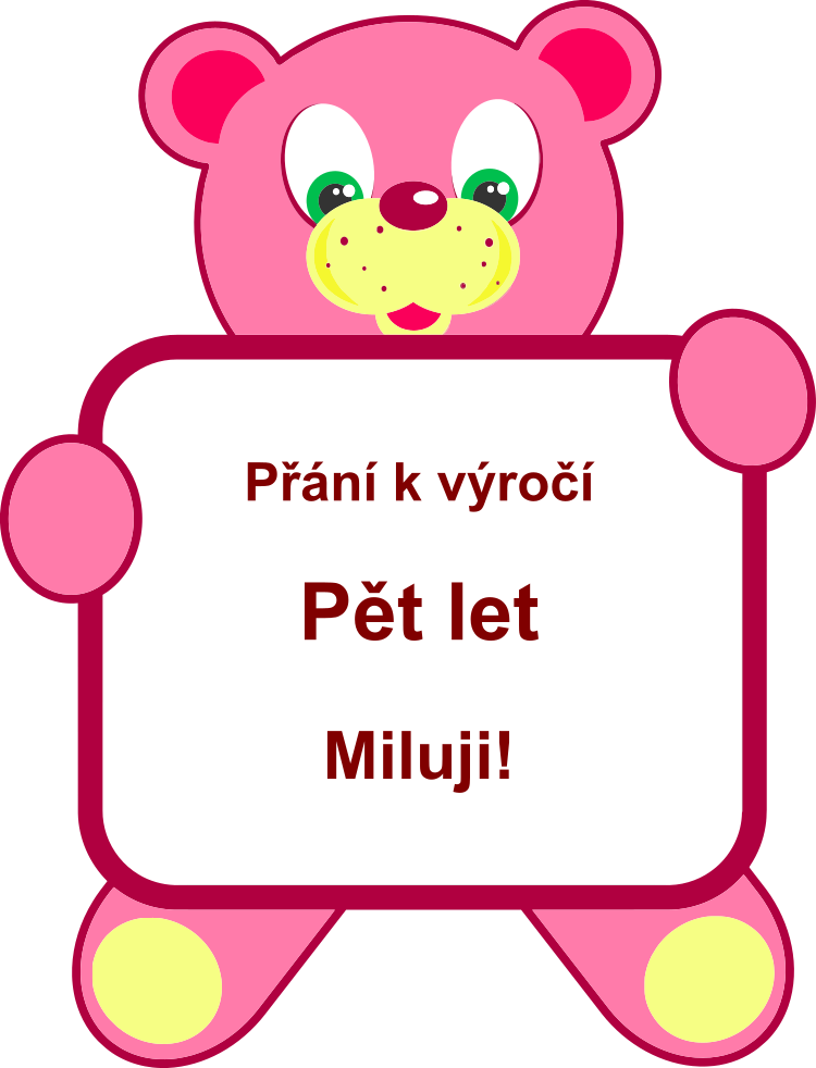 P��n� P�t let k v�ro�� sezn�men�, p��n��ko k prvn�mu setk�n�, blahop��n�, gratulace