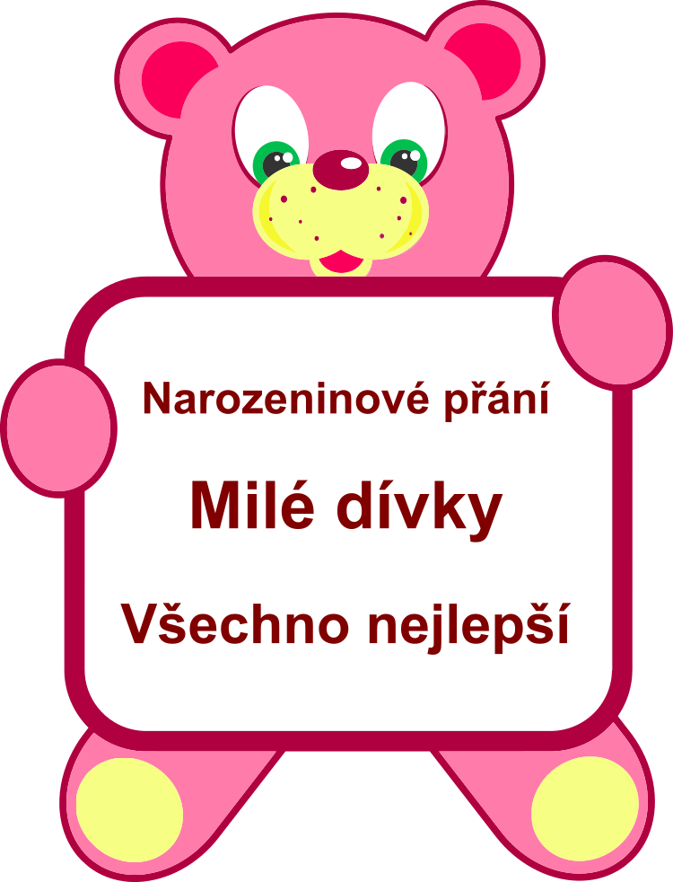 Narozeninov� p��n� pro d�vky, p��n��ko k narozenin�m, gratulace, texty, obr�zky ke sta�en�