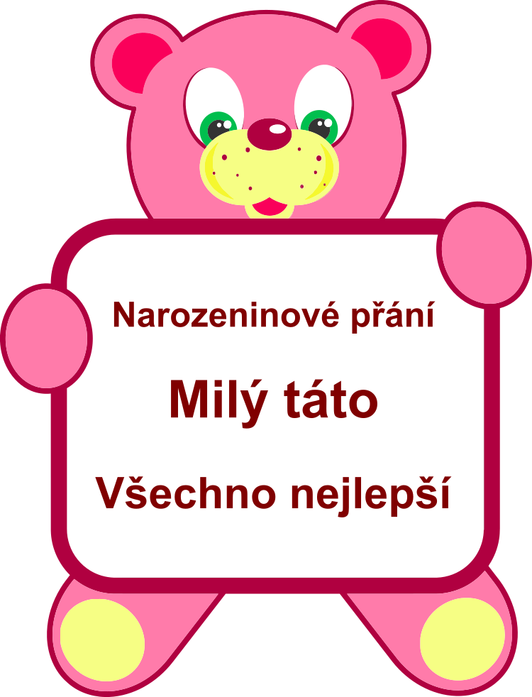 Narozeninov� p��n� pro t�tu, gratulace k narozenin�m, blahop��n�, texty, obr�zky ke sta�en�