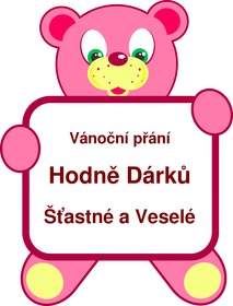 Gratulace k V�noc�m, v�no�n� p��n��ka, p��n� a blahop��n� ke sta�en�