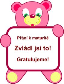 P��n��ka k ukon�en� studia na Z�, S�, V�. P��n�, gratulace k maturit�, blahop��n� k promoci