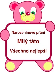 Gratulace k narozenin�m, p��n�  Pro t�tu, sms texty a obr�zky, narozeninov� p��n��ka, blahop��n�